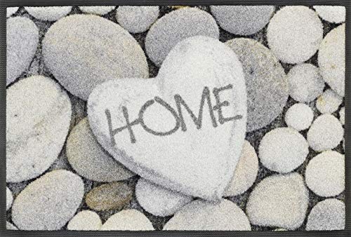 Wash+Dry Pebble Stones Doormat, 40 x 60 cm, Washable Inside and Outside