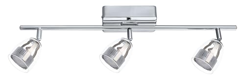 EGLO LED ceiling light Pecero, Ceiling Spotlight, Steel in Chrome