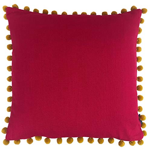 """Riva Home Mardi Gras Polyester Filled Cushion, Fuchsia, 50 x 50 cm (20"" x 20"")"