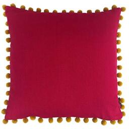 """Riva Home Mardi Gras Polyester Filled Cushion, Fuchsia, 50 x 50 cm (20"" x 20"")"