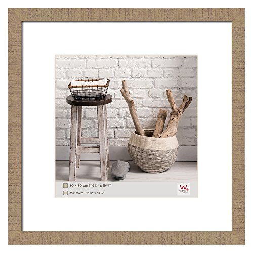 walther design Picture Frame Beige 50 x 50 cm Home Wooden Frame HO550C