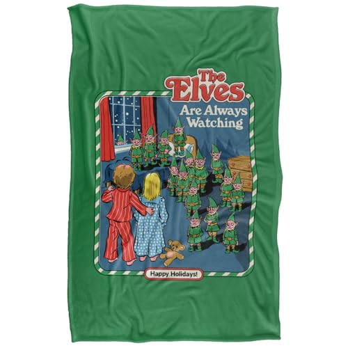 Steven Rhodes The Elves Are Always Watching Silky Touch Super Soft Throw Blanket 91 X 147 Cm