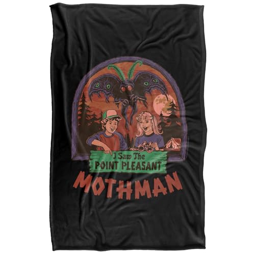 Steven Rhodes I Saw The Mothman Silky Touch Super Soft Throw Blanket 91 X 147 Cm