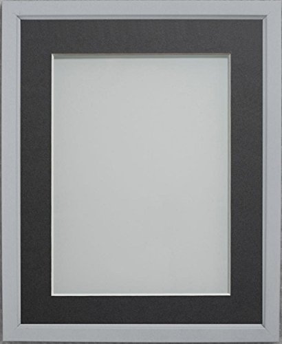 Frame Company Drayton Range 8x6-inch Grey Picture Photo Frame with Mount For Image Size 6x4-inch