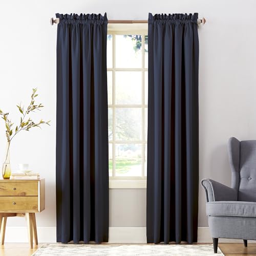 Sun Zero Barrow Energy Efficient Rod Pocket Curtain Single Panel