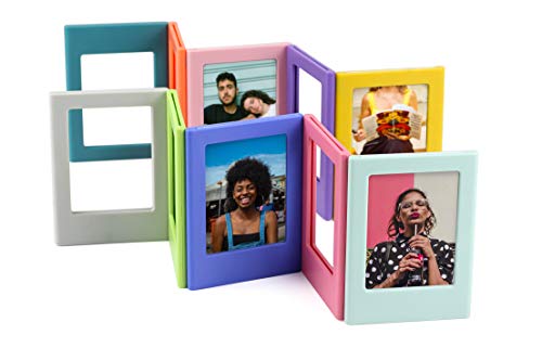 shantmay Magnetic Picture Frame 12 Pack 2x3 Picture Frame Mini Picture Frames Set For Polaroid Frame Instax Frame Photo Frames for Refrigerator Wallet Size Picture Frames