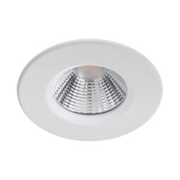 Philips LED Dive Bathroom Dimmable Spotlight 2700K 5.5W IP65 [Warm White - White] for Wetroom, Bathroom and Kitchen Lighting