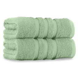 GC GAVENO CAVAILIA Premium Jumbo Bath Sheet 2 Pack - 100% Ring Spun Cotton Towels Bath Sheet - Highly Water Absorbent & Quick Dry Extra Large Bath Sheets - Soft Hotel Quality Bath Towel - Sage Green