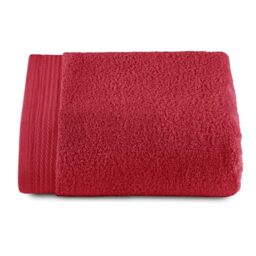 Top Towel – Set of 1 Shower Towel – Large Shower Towel – Bath Towels – 100% Combed Cotton – 600 g/m2 – Measure 100 x 150 cm – Red