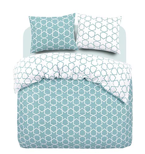 daydream Floor Duvet Covers L.Blue, Cotton, Light Blue, 240 x 200/220 cm