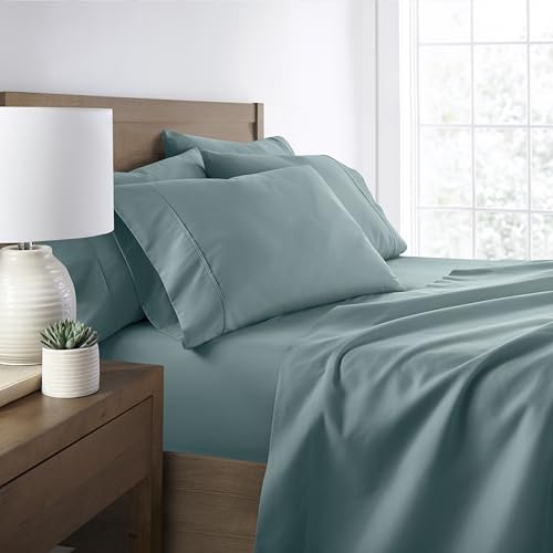 "Linen Market 6 Piece Twin XL Sheets Set (Ocean) - Sleep Better Than Ever with These Ultra-Soft & Cooling Bed Sheets for Your Twin XL Size Bed - Deep Pocket Fits 16"" Mattress"