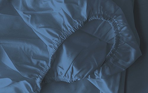 Gabel DiPi?? Colore e Benessere Bottom Sheet, Percale 200x175x0.3 cm Riviera