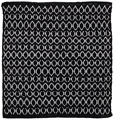 Sealskin Boho Bath mat 60x60 cm Polyester / Cotton Black