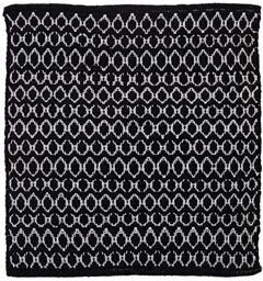 Sealskin Boho Bath mat 60x60 cm Polyester / Cotton Black