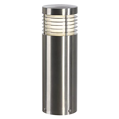 SLV Free-Standing lamp VAP Slim 30 / Outdoor Illumination for Paths, Walls, entrances, LED Outdoor Garden lamp / E27 IP44 20W Stainless Steel