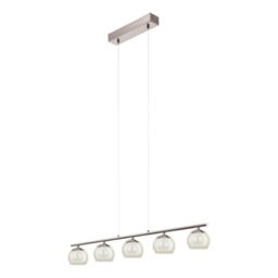 Eglo LED Pendant Light Ascolese, 5-Light Hanging Lamp