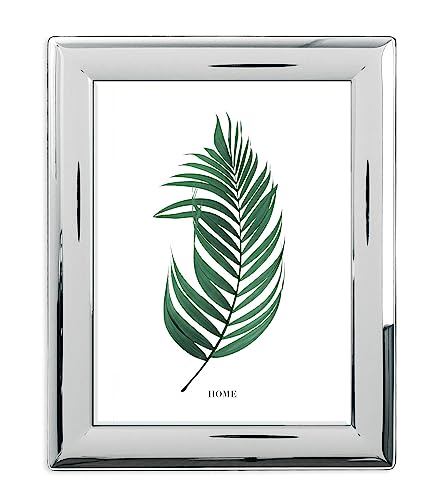 Inov8 Framing Tarnish Resistant Silver Plated Picture Frame - Curved Design for 8x6 Inch (20x15cm) Photo