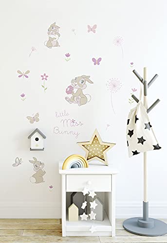 Komar Disney Wall Tattoo Little Miss Bunny – 50 x 70 cm (Width x Height) – 24 Pieces – Knocker Bambi Decorative Sticker Wall Sticker Wall Decoration Children's Room – 14096h