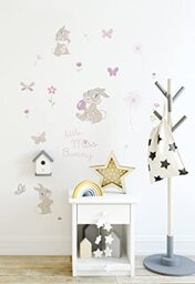 Komar Disney Wall Tattoo Little Miss Bunny – 50 x 70 cm (Width x Height) – 24 Pieces – Knocker Bambi Decorative Sticker Wall Sticker Wall Decoration Children's Room – 14096h