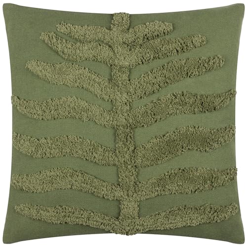 furn. Dakota Tufted Cushion Cover, Forest, 45 x 45 cm
