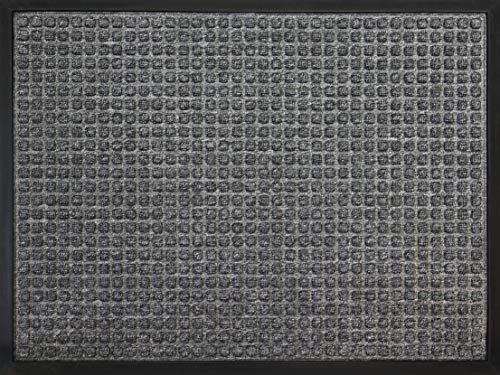 ID Matte 6080 02 Impact Square Door Mat Polypropylene/Rubber Grey 80 x 60 x 1 cm
