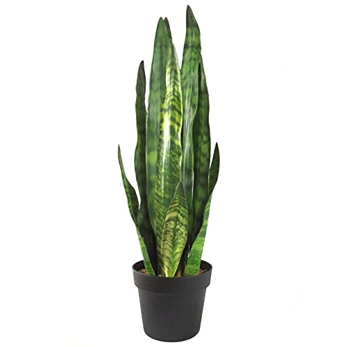 Leaf Design Tropical Artificial Plants, 70cm Sansevieria Zeylanica