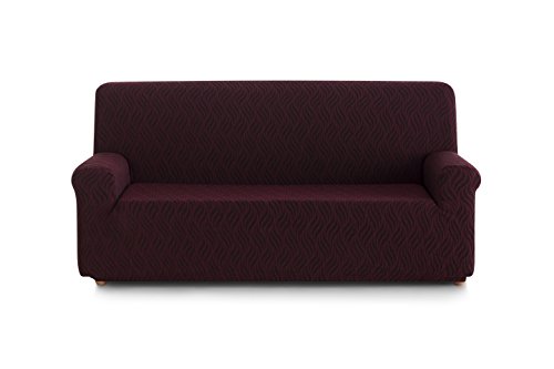 blindecor Picasso Elastic Sofa Cover 3 seater, Fabric 90x170x100 cm red