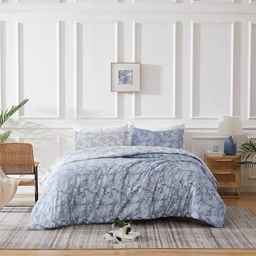 Southshore Fine Linens - Perfect Paisley Collection - Boho Style Duvet Cover Sets, 2 Piece Set, Twin/Twin XL, Blue