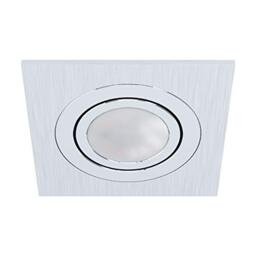 EGLO recessed spotlight Areitio, brushed aluminium spot