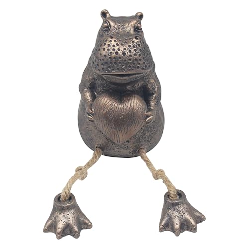 Lesser & Pavey Happy Hippo with String Legs Decor Figurine - Charming Character Style, Decorative Shelf Accent, Display Ready Piece, Ideal for Home and Office Decor, Thoughtful Gift