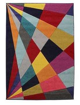 Flair Rugs Radiant Shine Contemporary Rug, Multi, 120 x 170 Cm