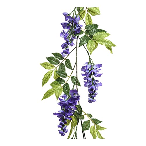 NO DISPONIBLE Artificial Wisteria branch (GLICINA) Lilac 150 cm