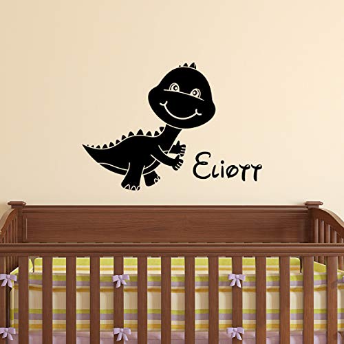 Personalised Name Stickers - Customisable Name Sticker – Children's Room Wall Decoration - 2 Sheets of 25 x 25 cm and 40 x 25 cm – Black
