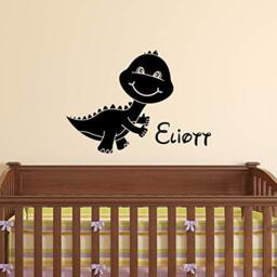 Personalised Name Stickers - Customisable Name Sticker – Children's Room Wall Decoration - 2 Sheets of 25 x 25 cm and 40 x 25 cm – Black