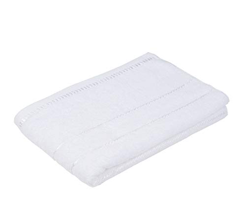 G??zze - Bath Towel, Berlin, 100% Cotton, 70 x 140 cm - White