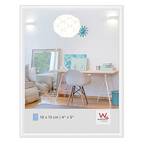 walther Design Picture Frame White 10 x 13 cm New Lifestyle Plastic Frame KV113W