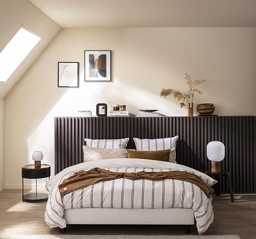 Printed Cotton Percale Duvet Cover, Sketch, 240 x 220 cm, ESSIX
