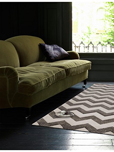 benuta Nagual Rug, Brown, 120 x 170 cm, Modern Rug for Living Room and Bedroom