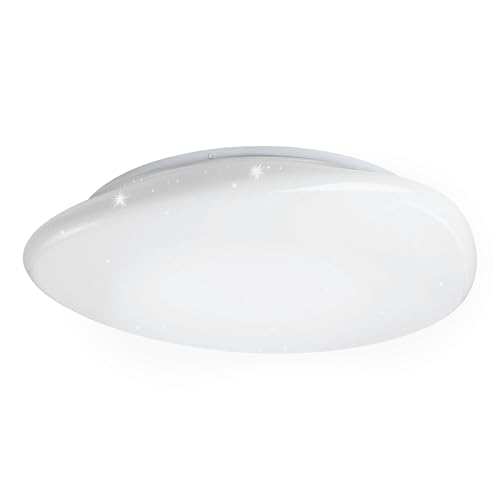 Eglo Connect.z Smart Home LED Star Ceiling Light Sileras-Z, Zigbee Lighting, app and Voice Control, White tunable Lights (Warm - Cool White), RGB, dimmable, Ø 17 inches
