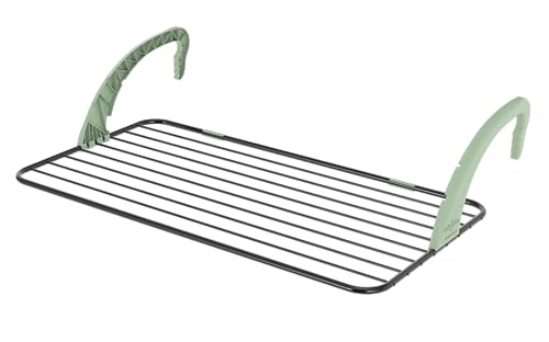 Colombo Balcony Bold 10 m Steel Drying Rack - Clothes Airer with Thick Aluminium Wires, Anti-Crease, Universal Modular Handles, Rustproof - Made in Italy