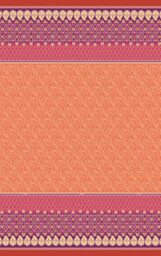 Bassetti Bedspread, Cotton, Orange, 240x255