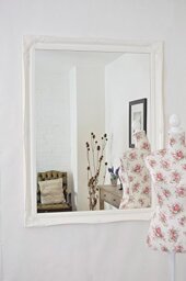 Fabulous Mirrors Extra Large French White Shabby Chic Ornate Framed Bevelled Wall/Overmantle Decorative Mirror 46inch x 36inch (117cm x 91cm) Stunning-Ready to Hang-ITV Show Supplier, Wood, 117x91,4030ws
