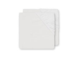 Jollein Cotton Fitted Sheet 40 x 80 cm White