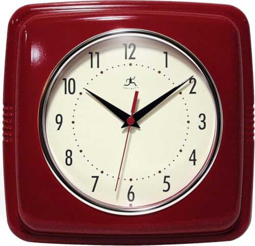 Infinity Instruments Retro Wall Clock for Living Room