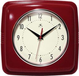 Infinity Instruments Retro Wall Clock for Living Room