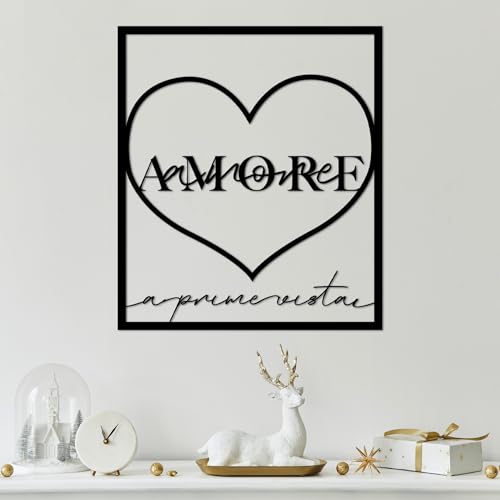 Stylish Black Decorative Metal Wall Accessory, 49 x 56 cm, 100% Metal, 1.5 mm Thickness, Lightweight (0.511 kg) Perfect for Modern Home Decor