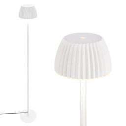 BRILONER - LED Floor lamp with Touch, dimmable, Light Edge, Warm White, Standard Light, Floor Standing, Living Room, 19x124 cm, Off White