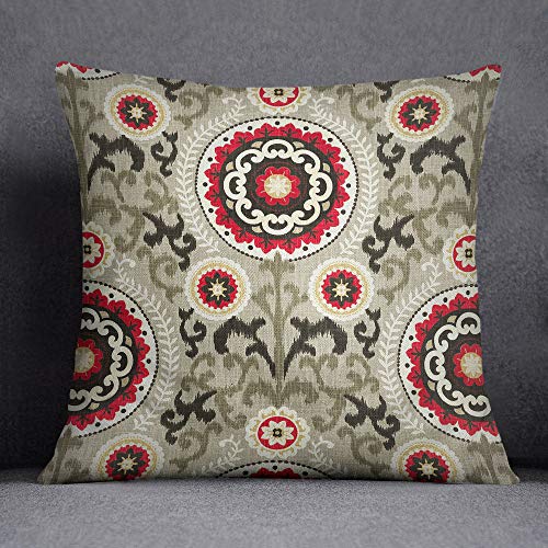 Bonamaison Decorative Cushion Cover, Throw Pillow Case, Size: 45X45 Cm - Designed and Manufactured in Turkey