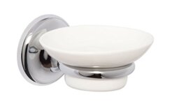 Croydex Flexi-Fix Grosvenor Chrome Easy to Fit Soap Dish , QM701941