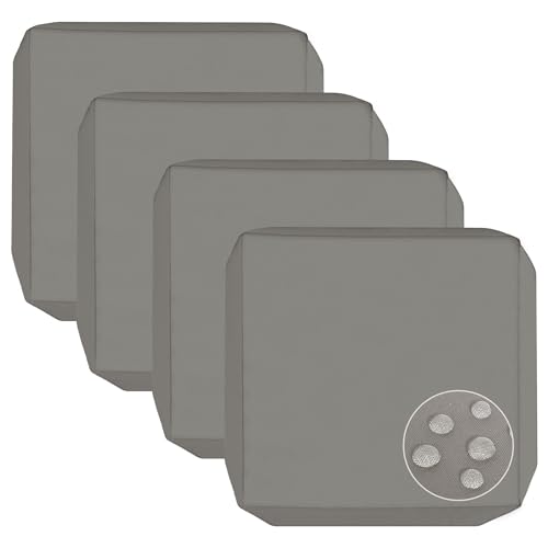 "Sqodok Patio Chair Cushion Cover (24""x24""x4""-4 Pack, Grey)"